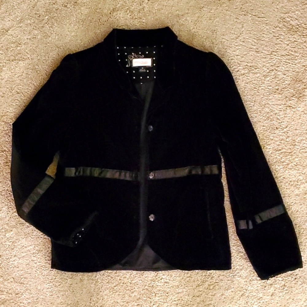 Girls Black Holiday Jacket